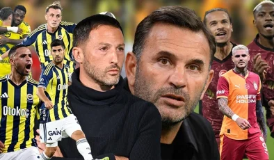 Kadıköy’de dev derbi 1-1 berabere bitti