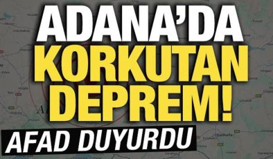 Adana’da 4,9 Büyüklüğünde Deprem!