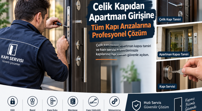 Güvenliğin İlk Adımı: Çelik Kapı ve Apartman Kapısı Tamiri