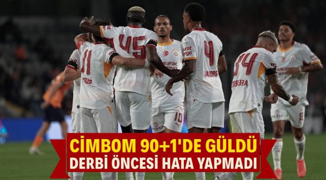 Galatasaray, Başakşehir’de 90+1’de güldü