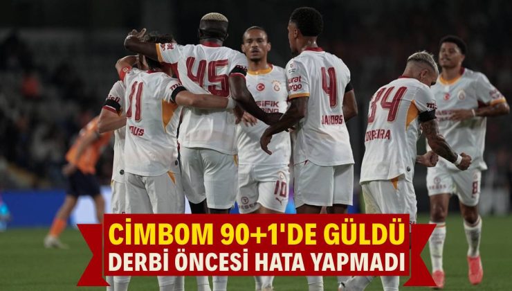 Galatasaray, Başakşehir’de 90+1’de güldü